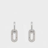 Pop J Marc Pave Drop Earrings - Marc Jacobs - Metal - Silver