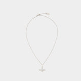Mini Bas Relief Necklace - Vivienne Westwood - Metal - Silver