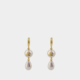 Martha Earrings - Vivienne Westwood - Metal - Gold