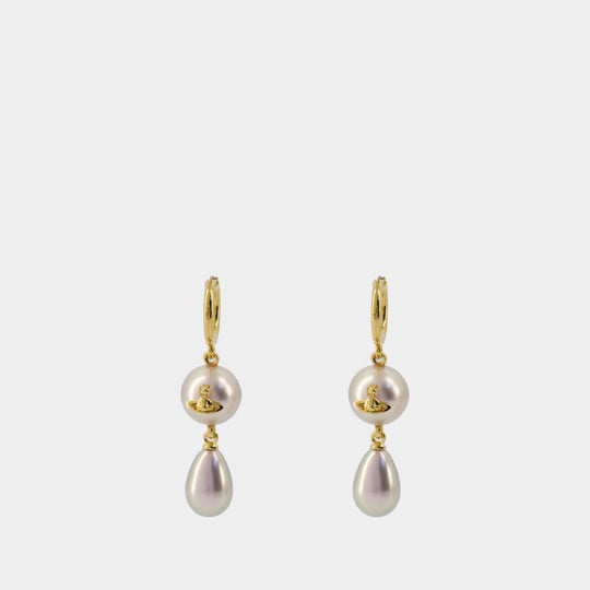 Martha Earrings - Vivienne Westwood - Metal - Gold