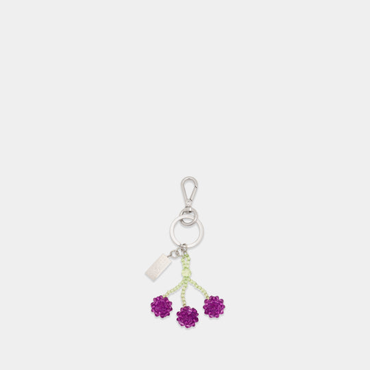 Cherries Keychain - MM6 Maison Margiela - Plastic - Purple