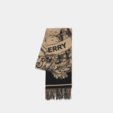 Mu Gallant Knight Scarf - Burberry - Cashmere - Beige