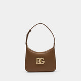 Vitello Liscio Oro Shoulder Bag - Dolce&Gabbana - Leather - Brown