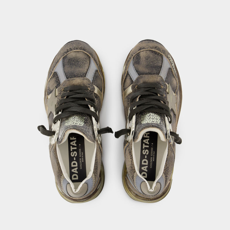 Running Dad Sneakers - Golden Goose Deluxe Brand - Leather - Black