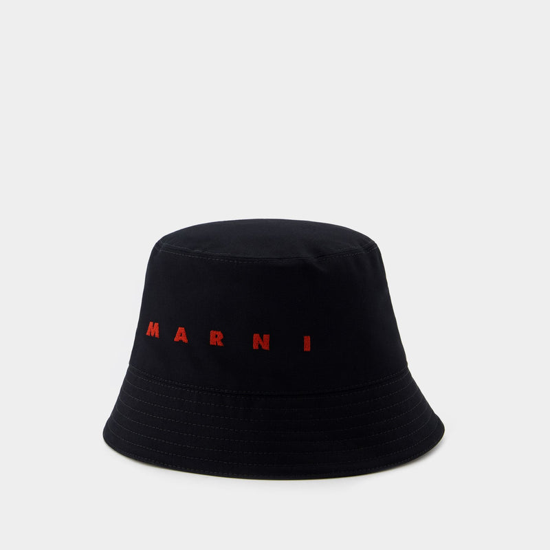 玛尼 Marni Bucket Hat 棉质水桶帽