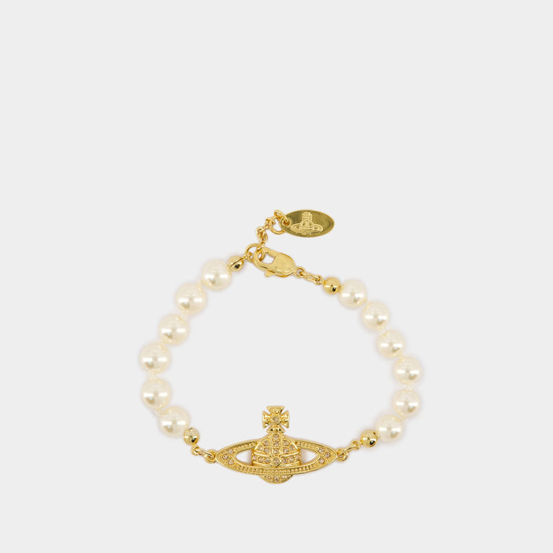 Mini Bas Relief Bracelet - Vivienne Westwood - Metal - Gold