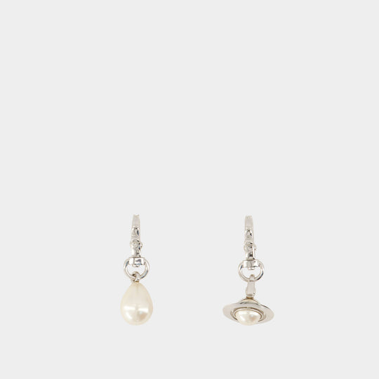 Boucles D'oreilles Claude - Vivienne Westwood - Brass - Silvered