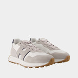 H601 Allacciato H Patch Sneakers - Hogan - Leather - Grey