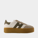 H698 Allacciato H Sneakers - Hogan - Leather - White