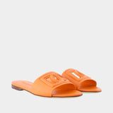 Bianca Sandals - Dolce&Gabbana - Leather - Orange