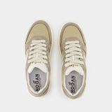 H630 Sneakers - Hogan - Leather - Khaki