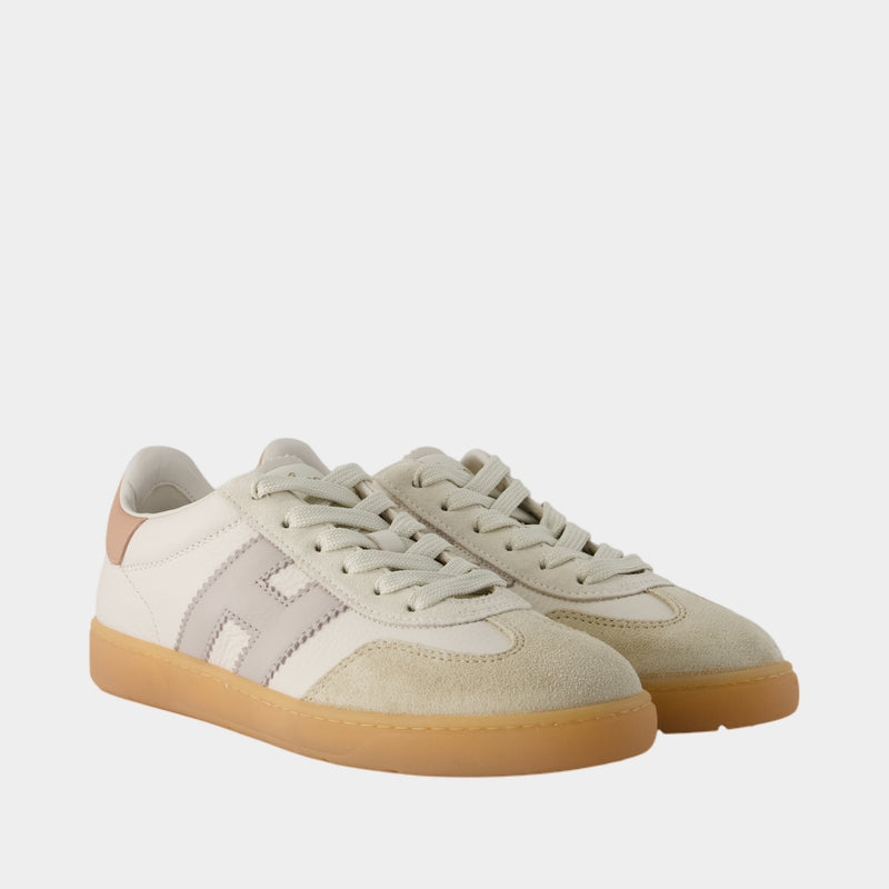 Sneakers Cool - Hogan - Leather - Beige