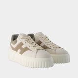 H-Stripes Sneakers - Hogan - Leather - Multicolor
