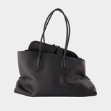 la Passeggiata Medium Top Handle Bag - The Attico - Leather - Black