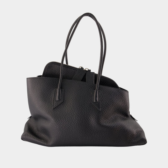 la Passeggiata Medium Top Handle Bag - The Attico - Leather - Black