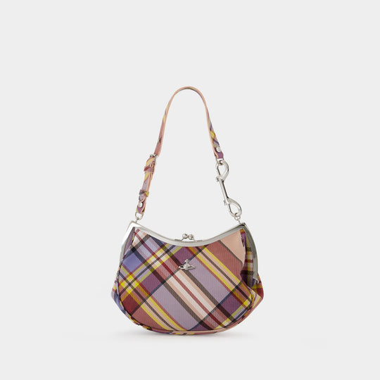 Charm Frame西太后多色小牛皮单肩包斜挎包