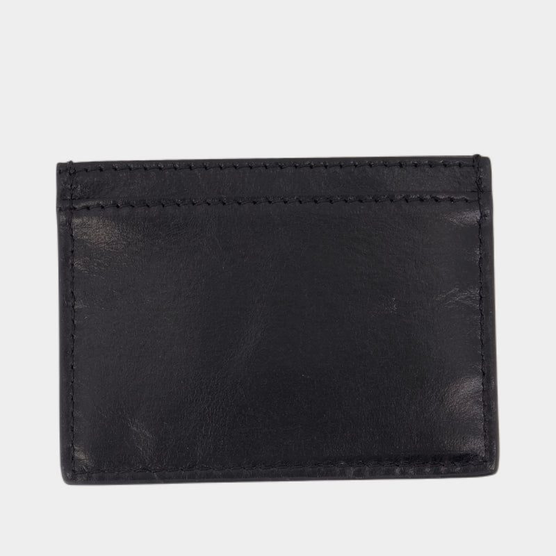 Flat Card Holder - Vivienne Westwood - Leather - Black