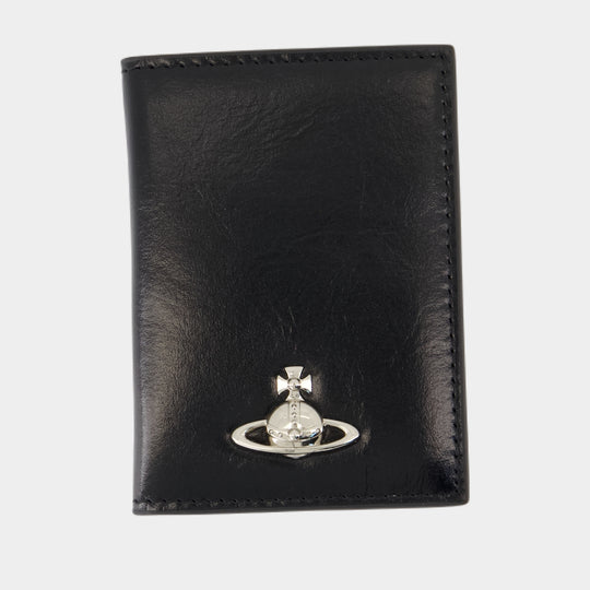 Small Vertical Purse - Vivienne Westwood - Leather - Black