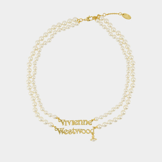 Amelia Necklace - Vivienne Westwood - Metal - Gold
