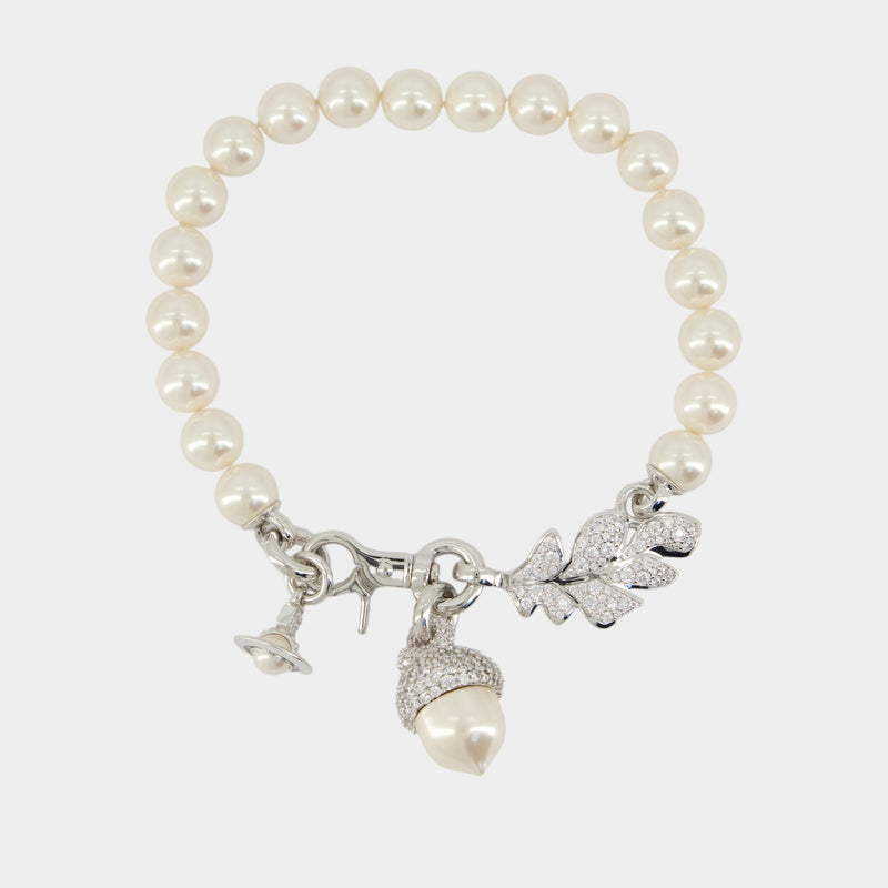 Lucille Large Necklace - Vivienne Westwood - Metal - Silver