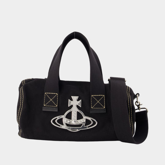Paul Cylinder Crossbody - Vivienne Westwood - Canvas - Black