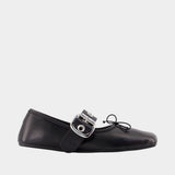 Alice Ballerinas - Vivienne Westwood - Leather - Black