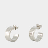 Minimal Earrings - MM6 Maison Margiela - Metal - Silver