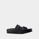 Sandals 黑色合成材料凉鞋拖鞋