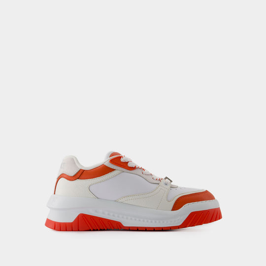 范思哲 Versace Odissea Sneakers 皮质运动鞋