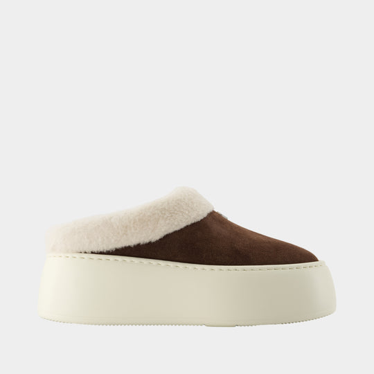 Sabot - Giuseppe Zanotti - Leather - Brown