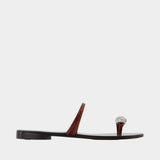 Morpheus Sandals - Giuseppe Zanotti - Leather - Brown