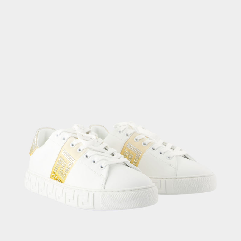 Free Bio Sneakers - Versace - Silk - White