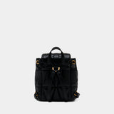 Backpack - Versace - Leather - Black