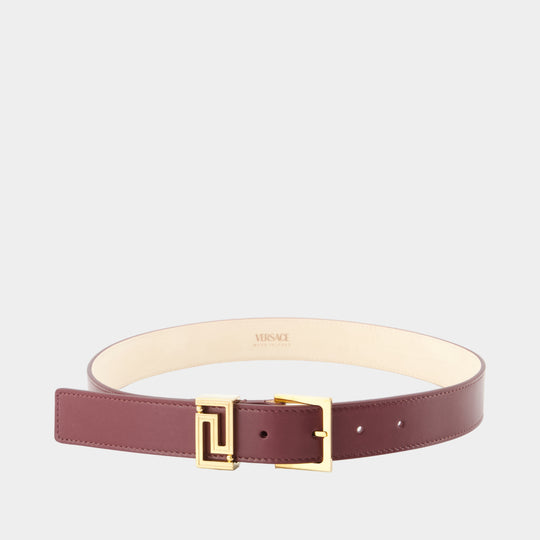 H.30 Belt - Versace - Leather - Burgundy