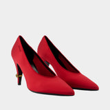 T.90 Pumps - Versace - Cotton - Red