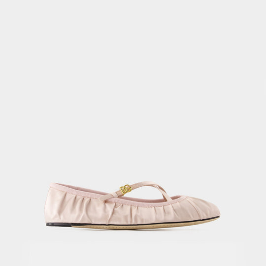 Ballerinas - Dolce&Gabbana - Satin - Neutral