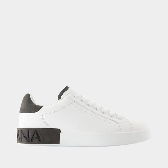 Portofino Sneakers - Dolce&Gabbana - Leather - White
