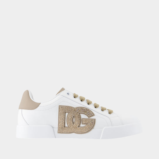 Port.light Strobel Sneakers - Dolce&Gabbana - Leather - White