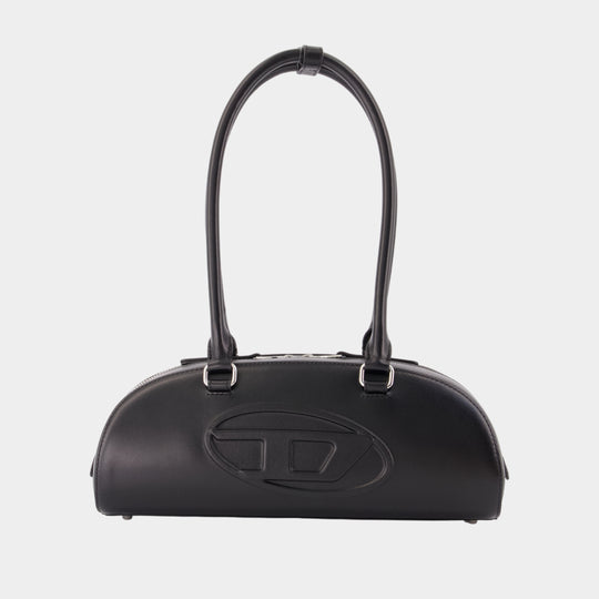 1DR Dome Shoulder Bag - DIESEL - Leather - Black
