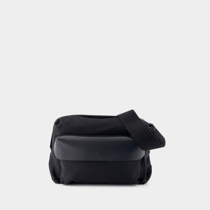 Lid Messenger 尼龙黑色肩背斜挎包