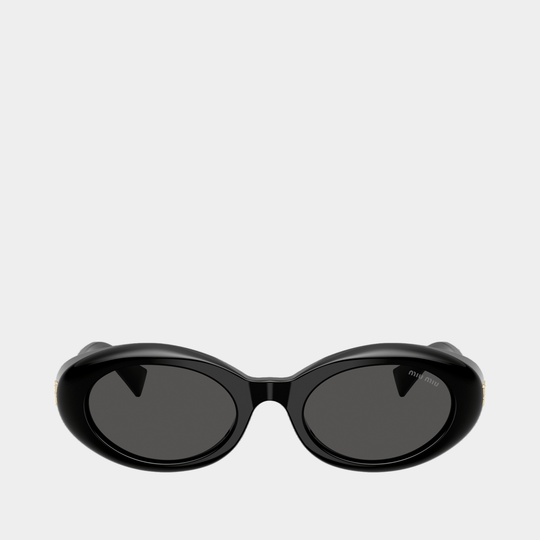 0mu B09s Sunglasses - Miu Miu - Acetate - Black