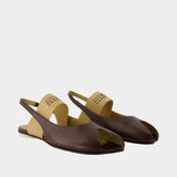 Sandals - MM6 Maison Margiela - Leather - Brown