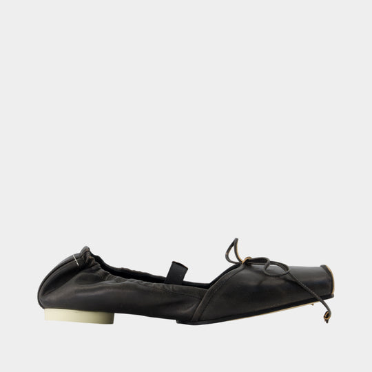 Ballerinas - MM6 Maison Margiela - Leather - Brown