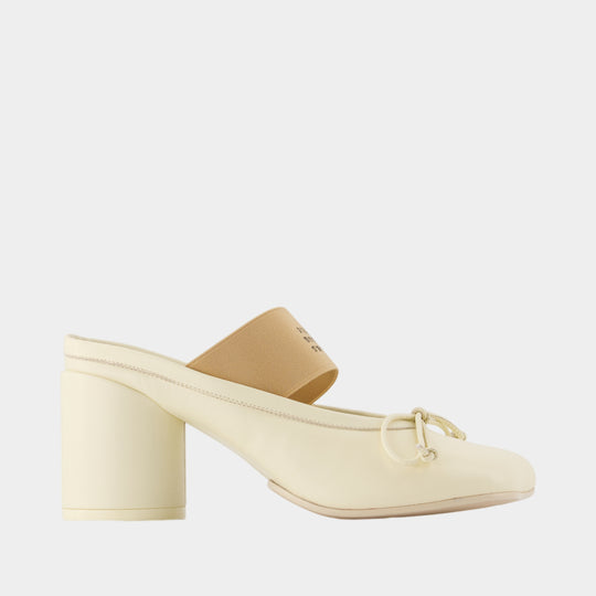 Sandals - MM6 Maison Margiela - Leather - Beige