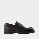 Loafers - MM6 Maison Margiela - Leather - Black