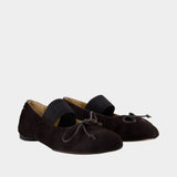 Ballerinas - MM6 Maison Margiela - Leather - Black