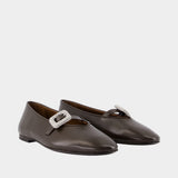 Georgia Ballerinas - Giuseppe Zanotti - Leather - Brown