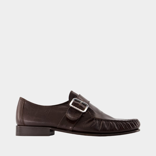 Loafers - Marni - Leather - Dark brown