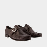 Loafers - Marni - Leather - Dark brown