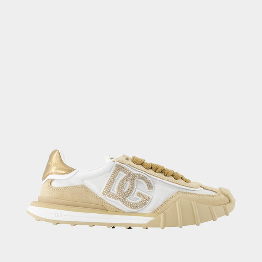 Bassa Sneakers - Dolce&Gabbana - Synthetic - Brown